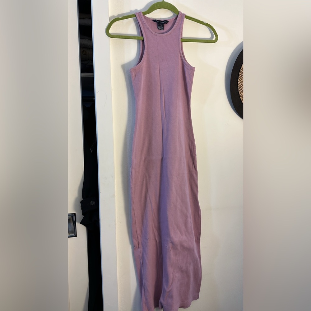 French Connection Ribbed Midi Dress